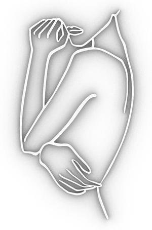 Mujer de lado