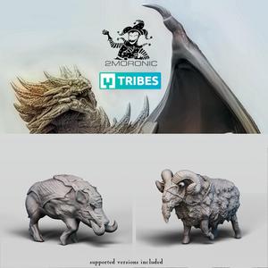 Dwarf War Pig and Battle Ram