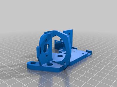 BIQU H2 adaptor plate for Ender 3 with BLTouch mount.