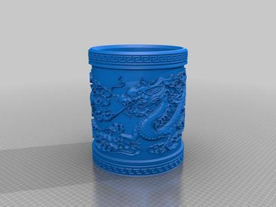 dragon container with lid remix