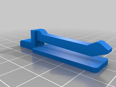 Dishwasher upper rack back end stop AEG