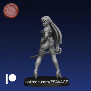 Reese the Fencer 32mm DnD