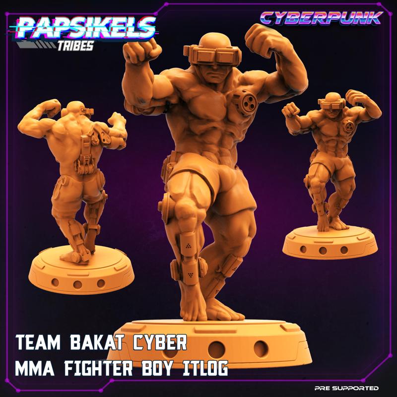 TEAM BAKAT CYBER MMA FIGHTER BOY ITLOG