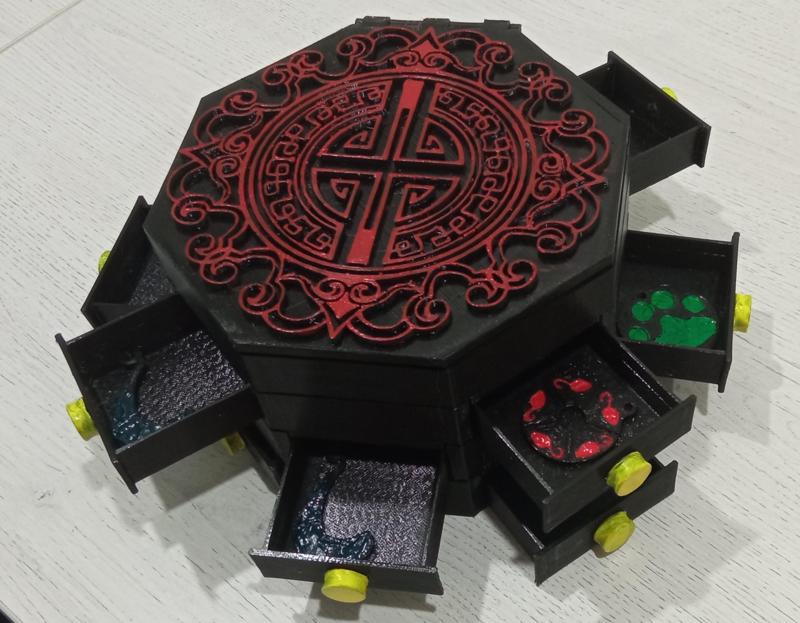 Magic box from the animated series Lady Bug and Super Cat