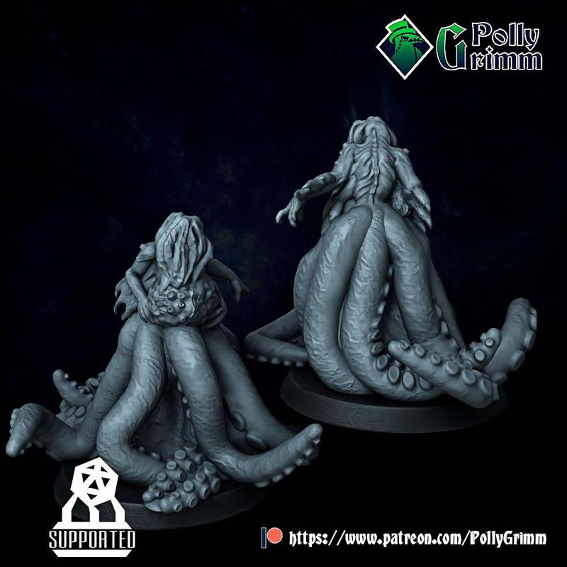 Horror from the deep. Lovecraft miniature. Mother Hydra ver 2