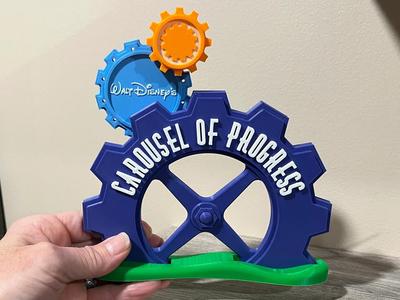 Carousel of Progress Shelf Display   