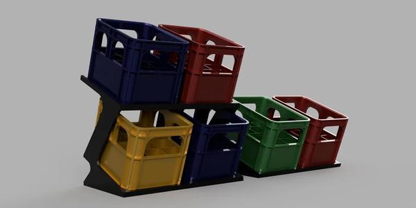 Battery Beer Case Stand   