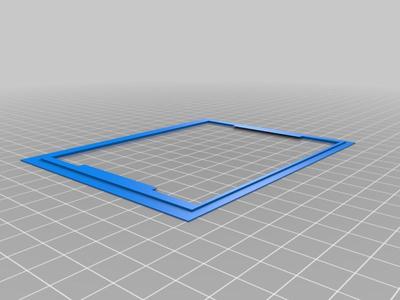 Instax Wide insert for 4x5 sheet film holder