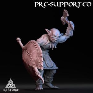 Swamp Goblin Axe and Shield