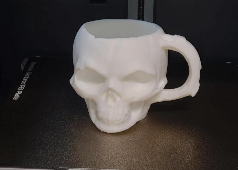 Skull Mug or pencil holder   