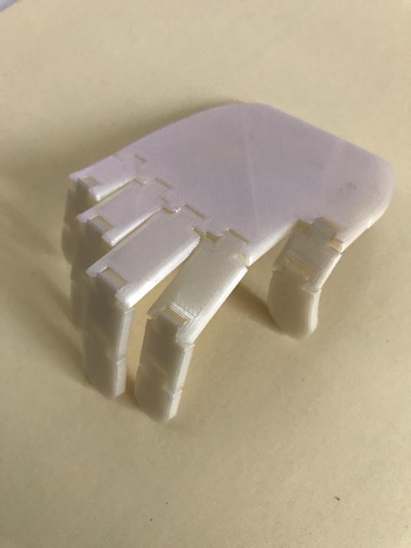 Hinged Flat Hand Business Card