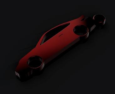 Porsche 911 keychain