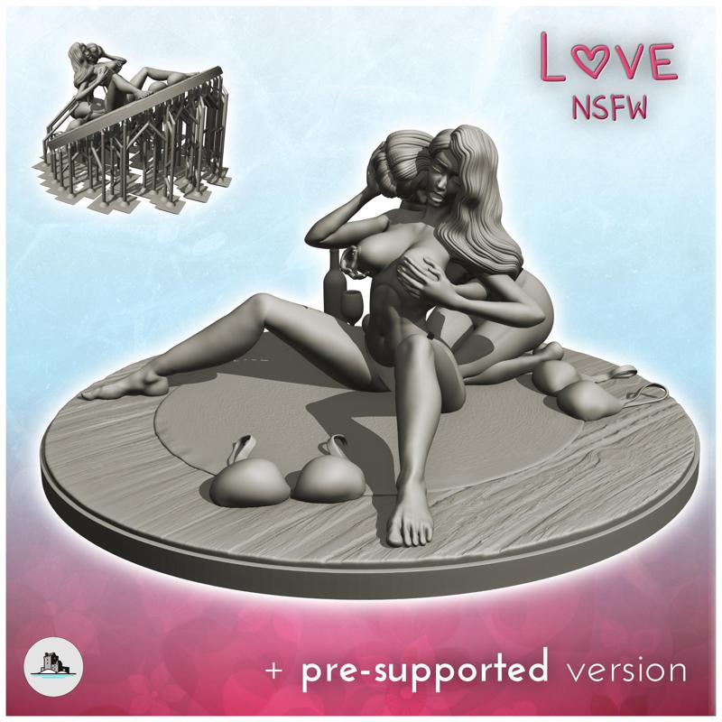 Sexy lesbian duo (3) - Figures miniatures erotica sexy xx