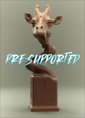 Savanna Bust Giraffe presupported
