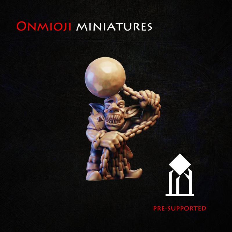 Mad goblin ball on chain