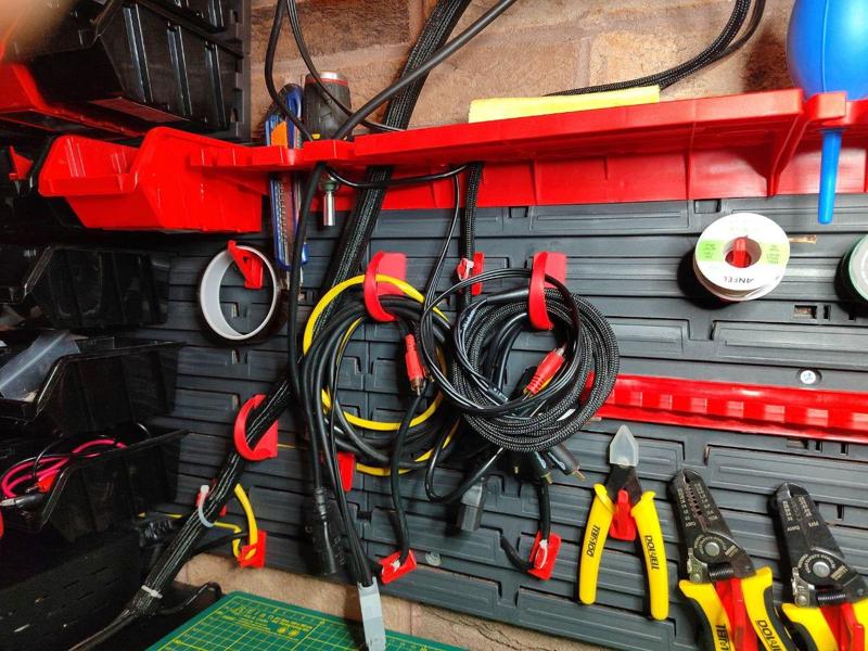 Wall mounted shelving hooks