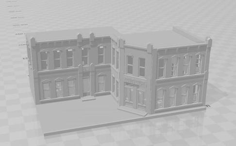 n scale county courthouse