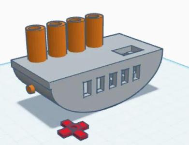 Titanic inspired boat   