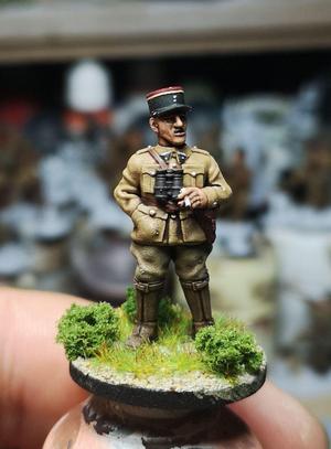 WW2 28mm WW2 French Officer