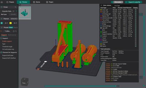 Anycubic Kobra 2 Pro top Spool Holder   