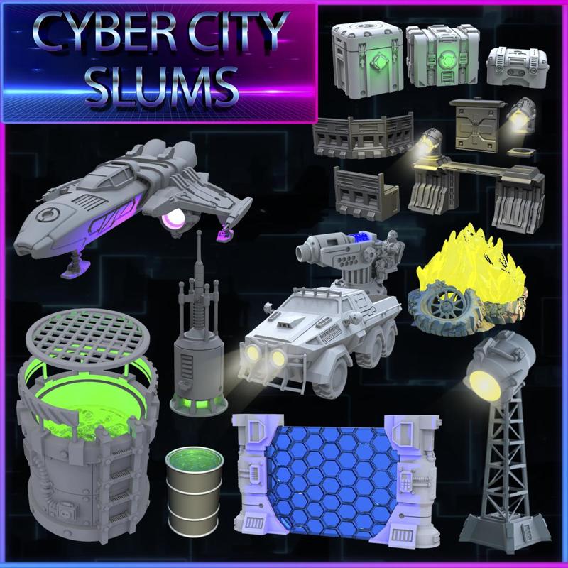Sci-fi LEDS Vol. 1 - Cyber City Slums Set