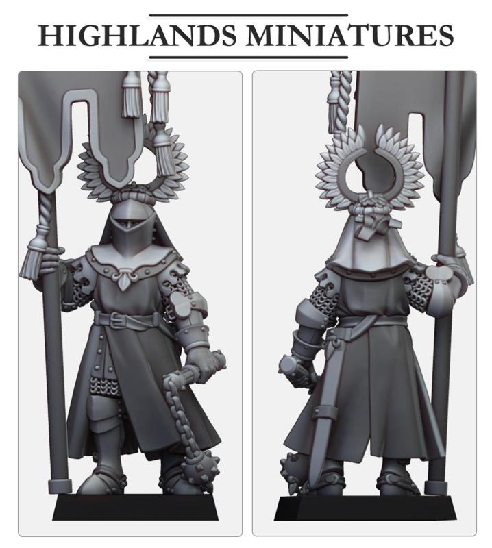 Gallia Battle Standard Bearers - Highlands Miniatures