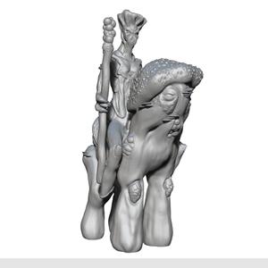 Mushroom Folk mounted Mushroom Folk