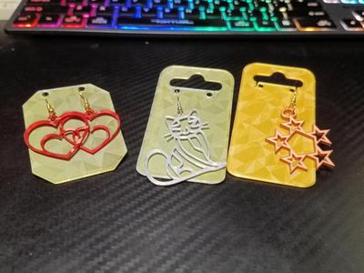 simple earing display stand, hang Sell Tab/Hook