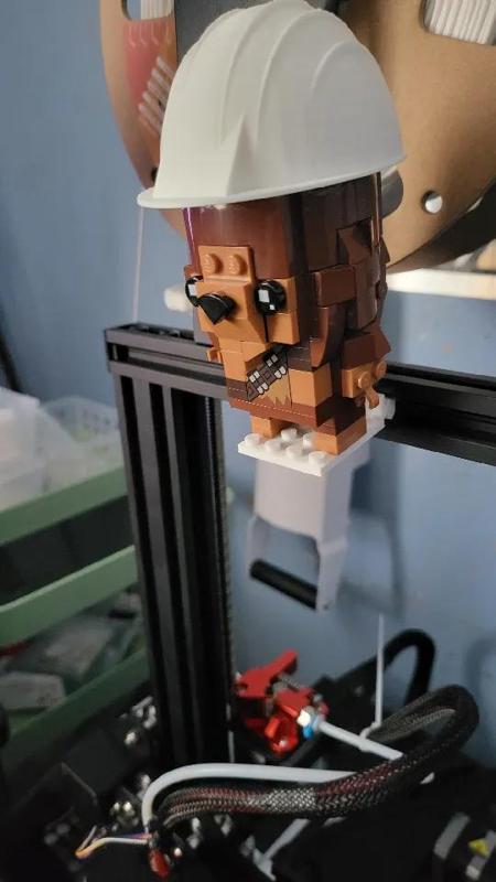 Lego BrickHeadz v-rail mount   