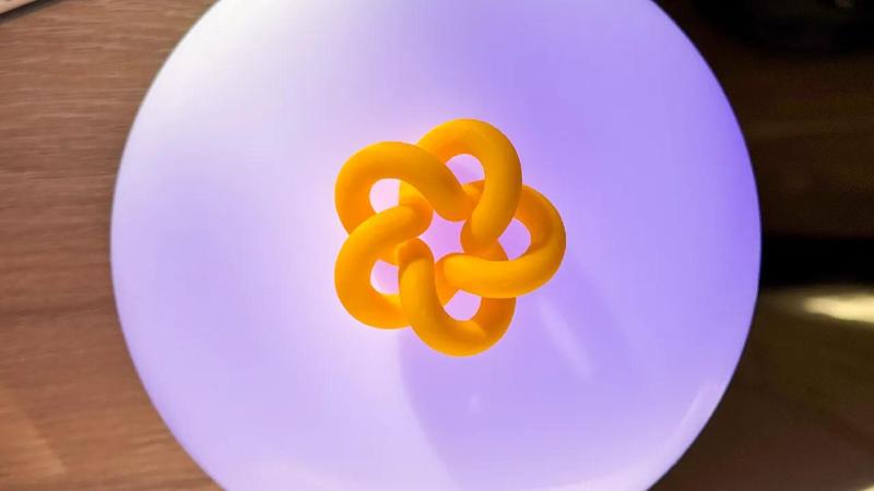 Keychain infinity knot   