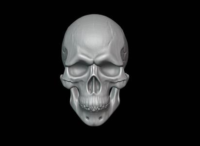 Skull I192 Gift Bust Figure Unique & Detailed 3D Print Model