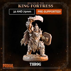 Orc warlord - THROG- April 2023 - RESCUE IN THE KING FORTRESS -  MASTERS OF DUNGEONS QUEST