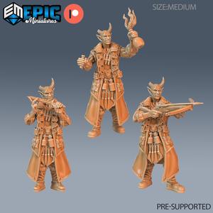 Tiefling Rogue Player Character Set / Human Devil Hybrid / Evil Humanoid / Ruthless Trickster / Hell Army
