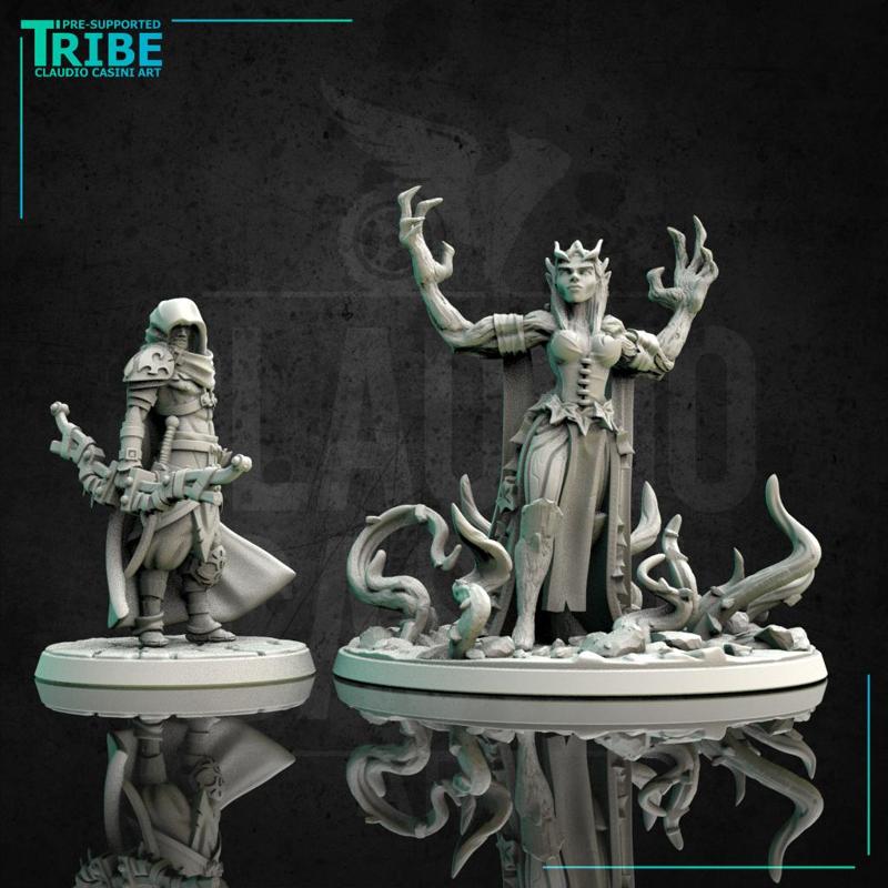 (L 0018) Driad queen with vegetal power (Large)