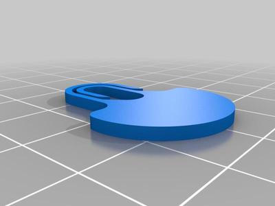 Yet another shopping trolley token (5 czech crowns)