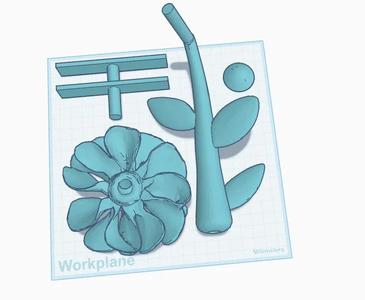 Pin Wheel Flower   