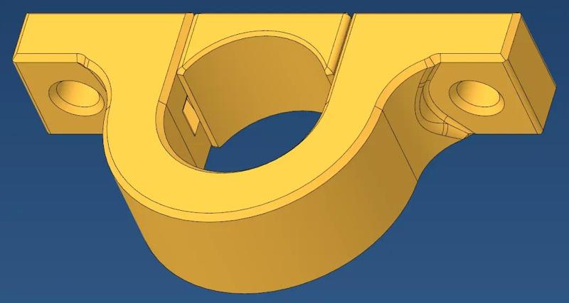 .375" (3/8") Pipe Wall Mount   