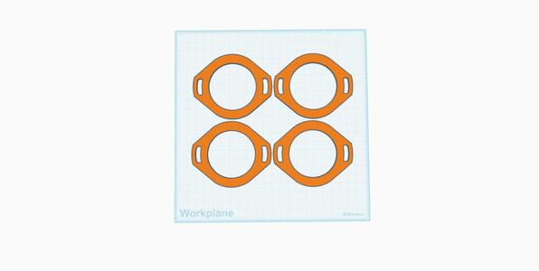 Kawasaki ZX-12R 2000A, throttle body velocity stack risers, 1.75mm