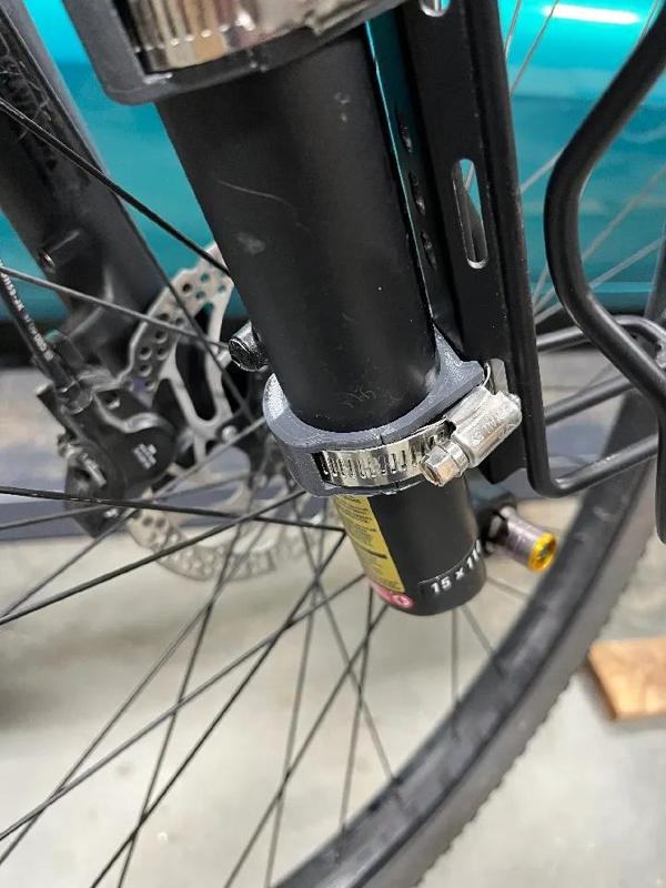 44mm front fork Bottle Cage Mount Pipe Clamp   