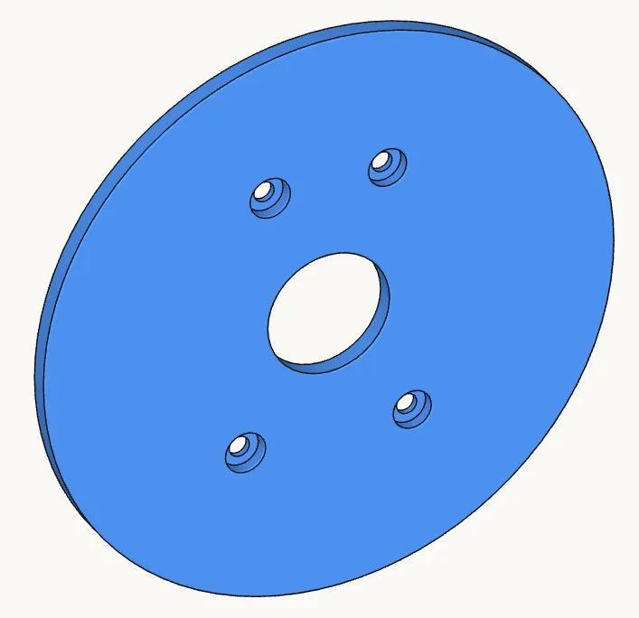 Bosch GKF 18V-8 Grundplatte D=150 d=32   