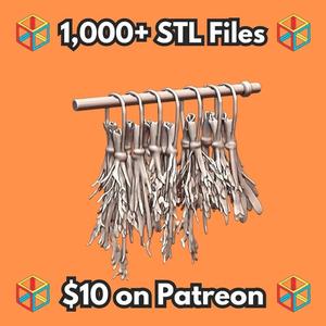 28mm DND Bundle of Dried Herbs for Alchemy Shops MineeForm FDM 3D Print STL File   