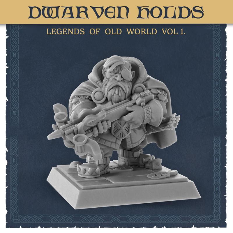 RPG Character Dwarf Male Ranger - Dwarven Holds