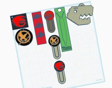 Full book mark and keychain collection by tato   