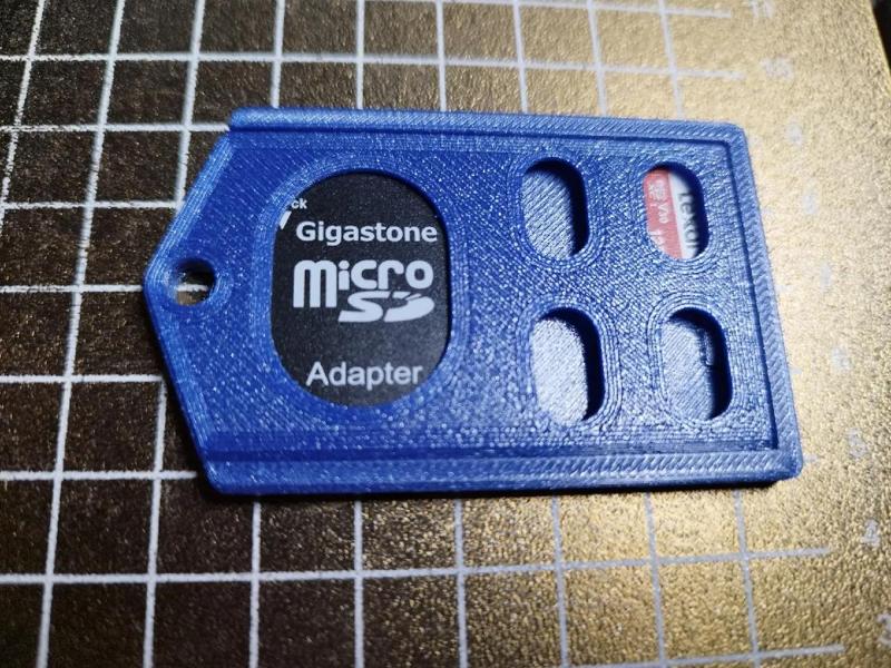 Slimline Sliding Micro SD Card Mirrored   