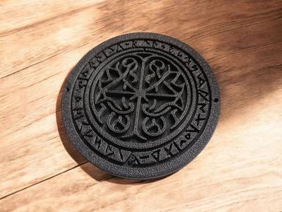 Drinks & Coffee Cup Coaster "Runestone"   