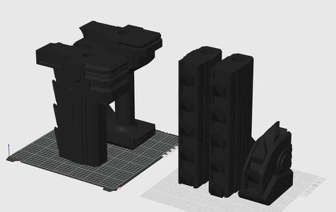 Warhammer 40K Chainsword 350 mm build plate height   