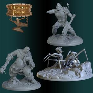 Monster Pack 1 : a 32mm / 75mm Miniature Collection