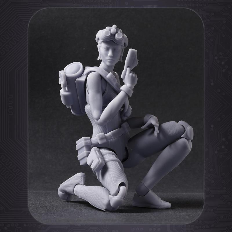 Melodie the Master Thief: A 3D-Printable Action Figure