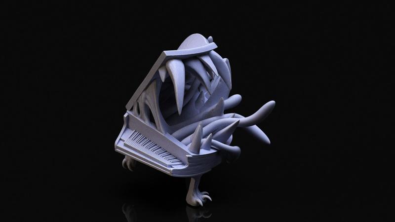 Piano and mimic piano