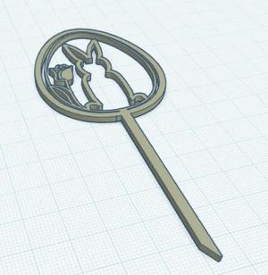 Zápich do květináče   